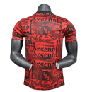 Camisa de treino do Arsenal 25/26 - Vermelho escuro - Versão de jogador